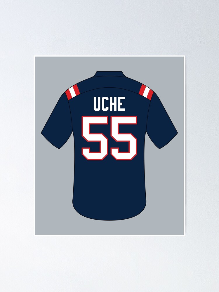 Josh Uche jersey with number 55 | Essential T-Shirt