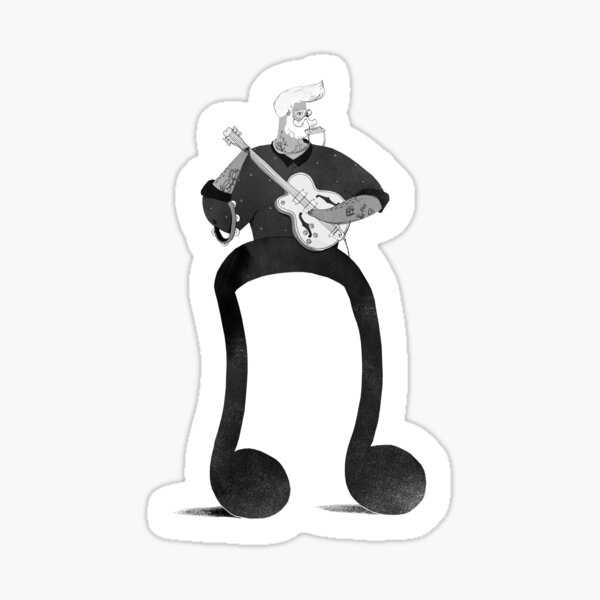 Rock-a-Bill Sticker