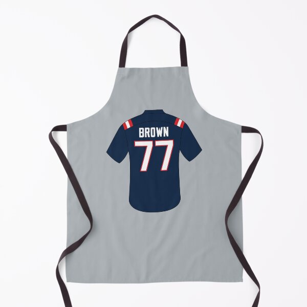 Item preview, Trent Brown jersey with number 77 designed and sold by Justtrendytees.