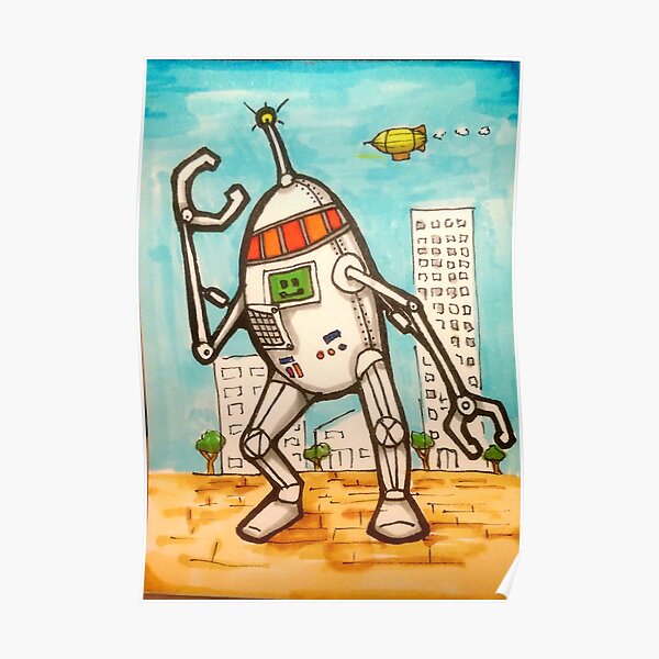 Mega Robot Poster