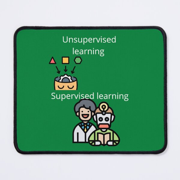 Item preview, Unsupervised learning , Supervised learning  designed and sold by UpcomingTech.