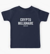 Krypto-Millionär Kinder T-Shirt