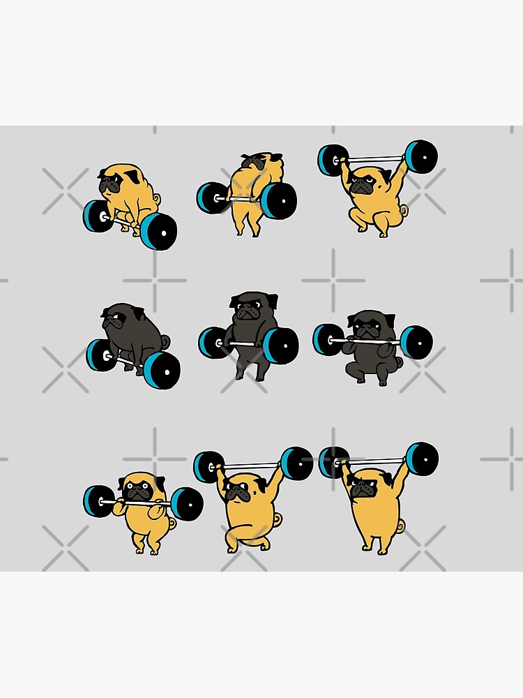 OLYMPIC LIFTING PUGS by Huebucket