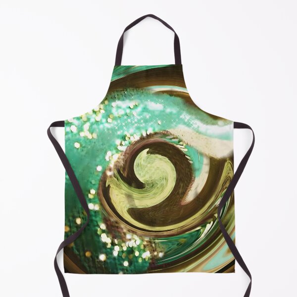 Item preview, Teal Glitter Sparkle In A Optic Distortion Vortex Swirl designed and sold by VincentRich.