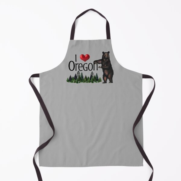 Item preview, I Love Oregon Bear, Pacific Northwest Black Bear and Forest designed and sold by FringeDweller2.
