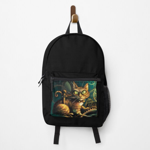 Item preview, Gizmo the Cat, piloting a machine (Fantasy) designed and sold by thecatandkettle.