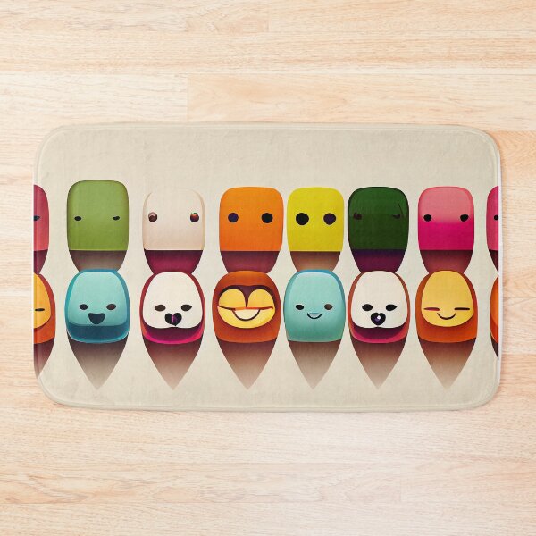 Item preview, Character emojis and emoticons - Created by Artificial Intelligence designed and sold by Created-by-AI.