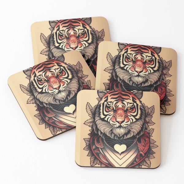Item preview, Tiger, king of hearts designed and sold by Soma-LUL.