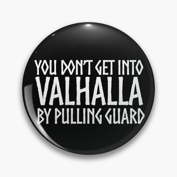Item preview, You don't get into Valhalla by pulling guard BJJ Meme designed and sold by TheEP.