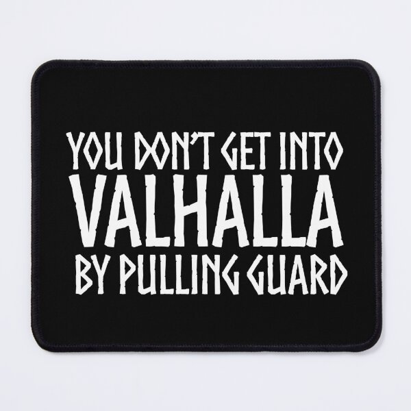 Item preview, You don't get into Valhalla by pulling guard BJJ Meme designed and sold by TheEP.