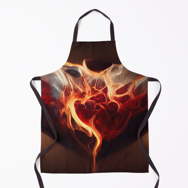 Item preview, Flaming Heart Art / Flame Heart Unwind Designs designed and sold by Unwind-Art-Work.