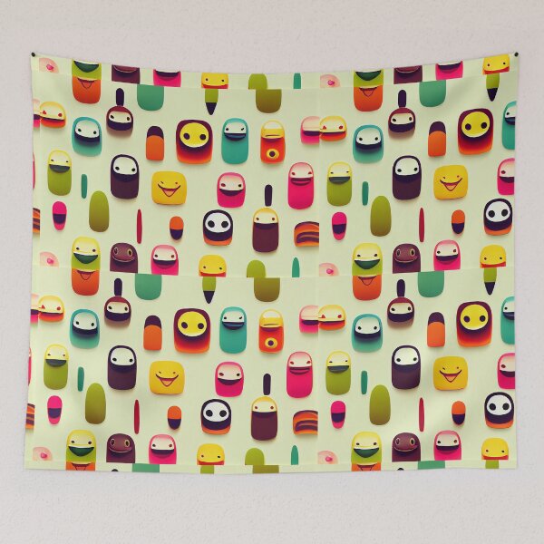 Item preview, Character emojis and emoticons - Created by Artificial Intelligence designed and sold by Created-by-AI.