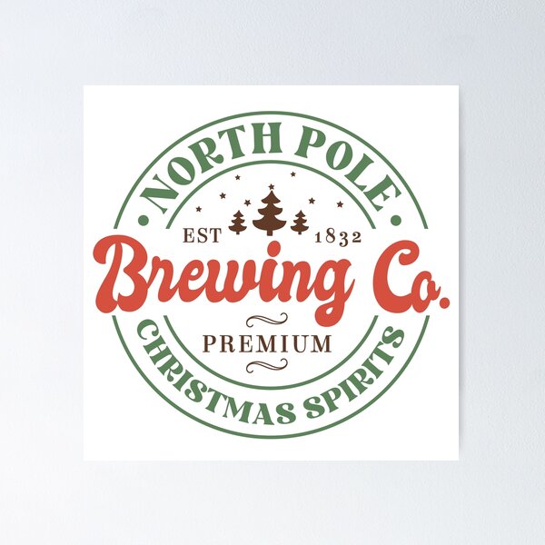 Item preview, North Pole Brewing Co - Christmas Spirits Design designed and sold by doodle189.