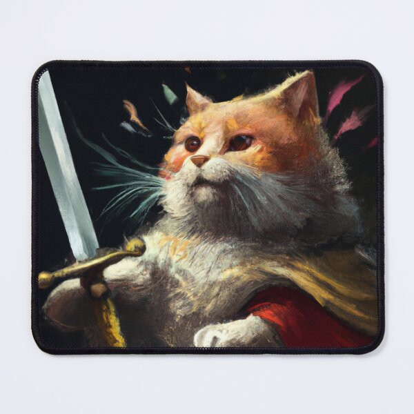 Item preview, Leon the Cat, champion of cats (Baroque) designed and sold by thecatandkettle.