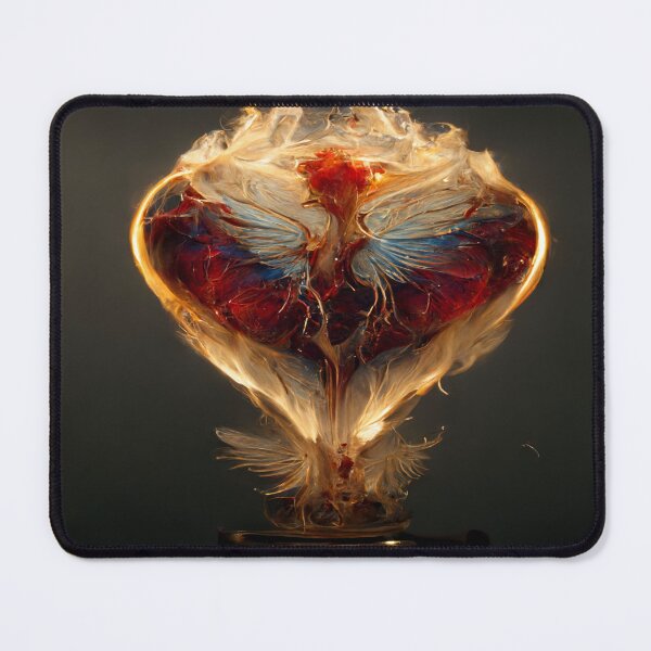 Item preview, Flaming Heart Art  /  Flame Heart Unwind Designs designed and sold by Unwind-Art-Work.