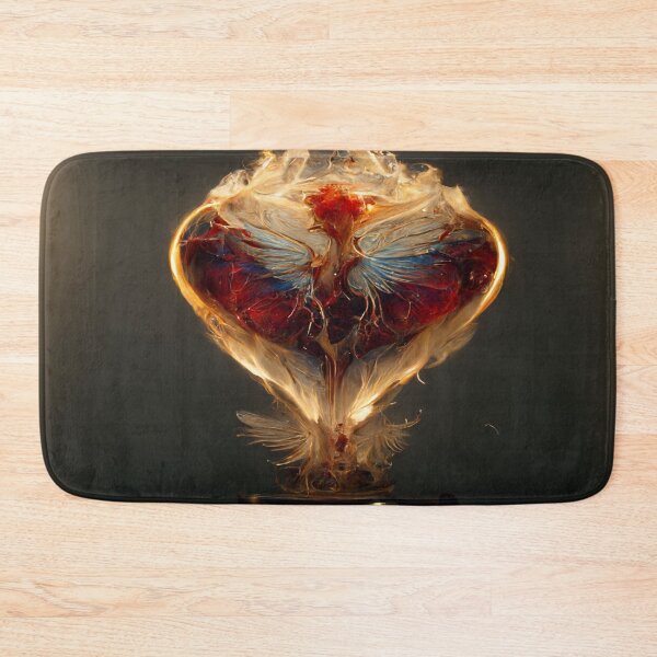 Item preview, Flaming Heart Art  /  Flame Heart Unwind Designs designed and sold by Unwind-Art-Work.