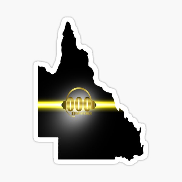 000-dispatcher-qld-sticker-for-sale-by-000-dispatcher-redbubble