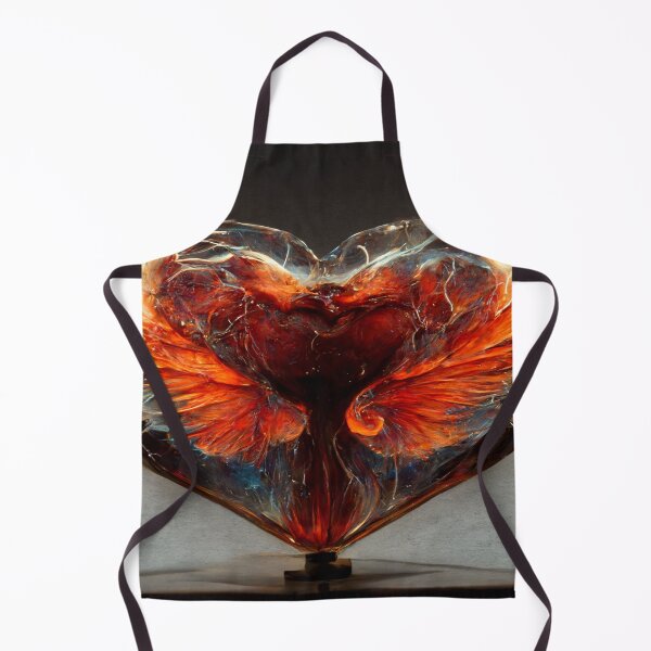 Item preview, Flaming Heart Art / Flame Heart Unwind Designs designed and sold by Unwind-Art-Work.