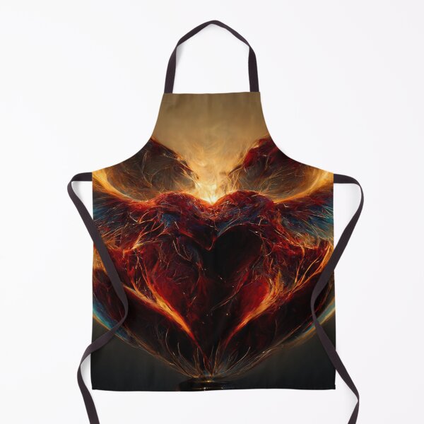 Item preview, Flaming Heart Art / Flame Heart Unwind Designs designed and sold by Unwind-Art-Work.