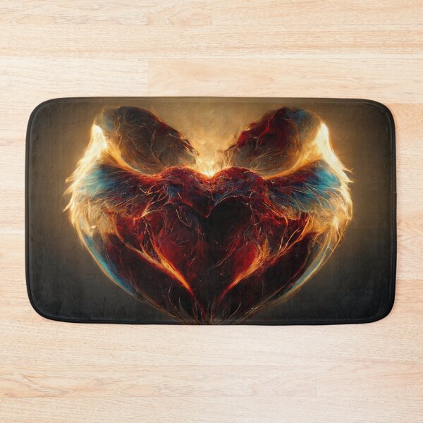 Item preview, Flaming Heart Art  /  Flame Heart Unwind Designs designed and sold by Unwind-Art-Work.