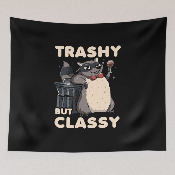 Item preview, Trashy But Classy Fancy Raccoon by Tobe Fonseca designed and sold by Tobe Fonseca®.