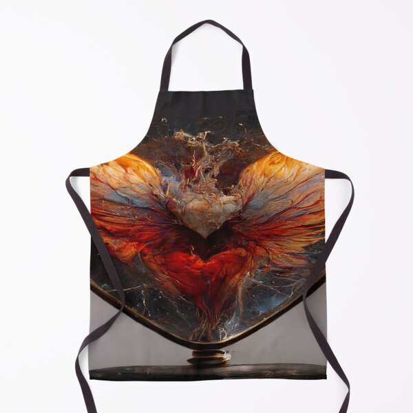 Item preview, Flaming Heart Art / Flame Heart Unwind Designs designed and sold by Unwind-Art-Work.