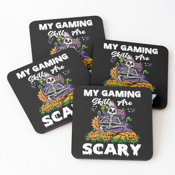 Item preview, My gaming skills are scary, coll and spooky halloween costume designed and sold by reka88.