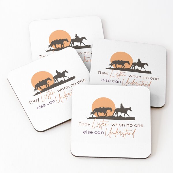 Item preview, Horses listen when no one else can understand horse therapy designed and sold by JoeyGrace.