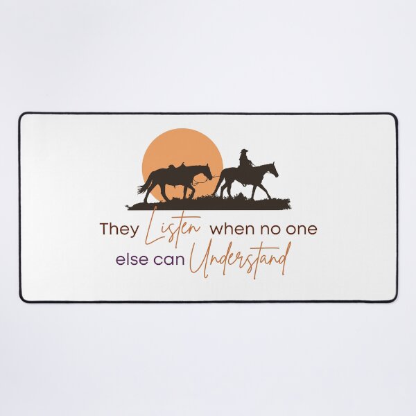 Item preview, Horses listen when no one else can understand horse therapy designed and sold by JoeyGrace.