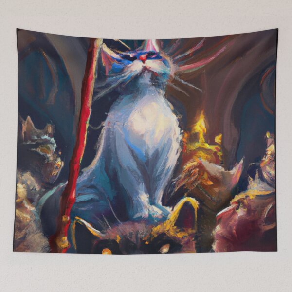 Item preview, Elias the Cat, life of the party (Baroque) designed and sold by thecatandkettle.