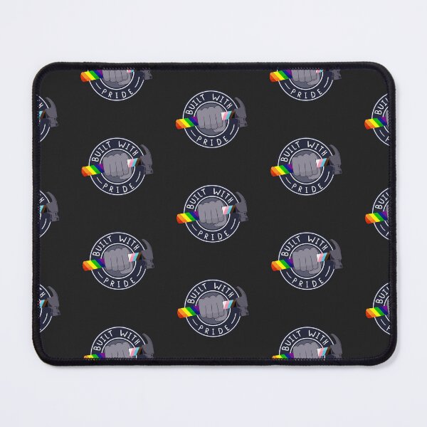 Item preview, Built with Pride | National Coming Out Day | Love Is Love | Equality | Gray designed and sold by monkish.