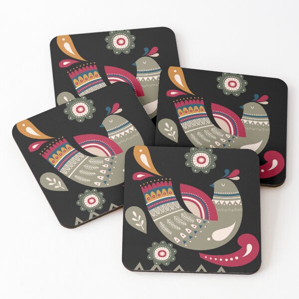 Artikelvorschau, Winter Scandinavian Bird Ethnic Style entworfen und verkauft von SpiritualArtT.