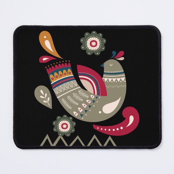 Artikelvorschau, Winter Scandinavian Bird Ethnic Style entworfen und verkauft von SpiritualArtT.