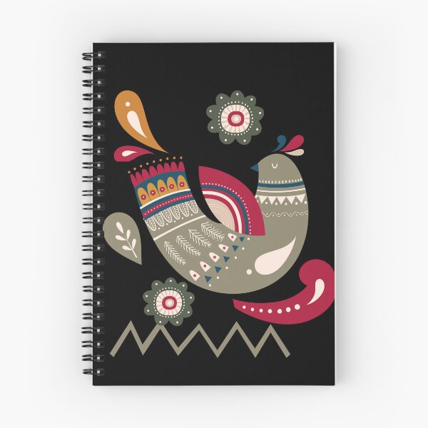 Item preview, Winter Scandinavian Bird Ethnic Style designed and sold by SpiritualArtT.