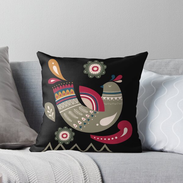 Item preview, Winter Scandinavian Bird Ethnic Style designed and sold by SpiritualArtT.