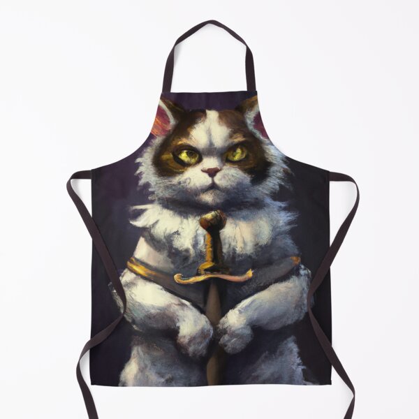 Item preview, Matti the Cat, posing with sword (Baroque) designed and sold by thecatandkettle.