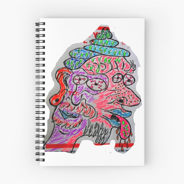 Item preview, Postal Doodle 28 (Hot Garbage Art Stickers) designed and sold by Natfigcreates.