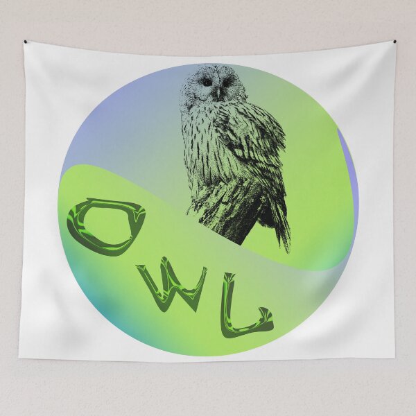 Item preview, An owl on a branch designed and sold by Bigrow.
