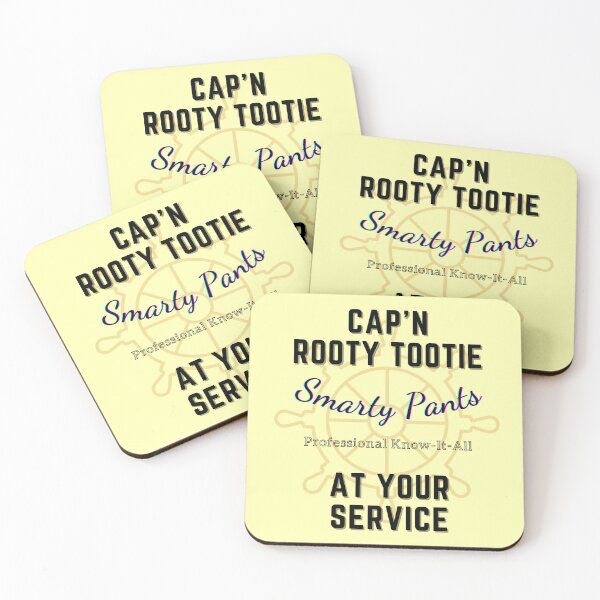 Item preview, Cap'n Rooty Tootie Smarty Pants At Your Service designed and sold by JediNeil.