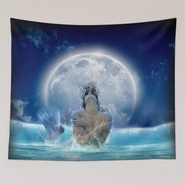 Item preview, MERMAID IN PARADISE designed and sold by johnnyssandart.
