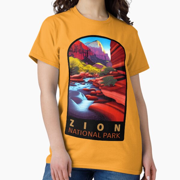 Vista previa del artículo con la obra «Parque Nacional Zion Utah», diseñado y vendido por CattlettArt.