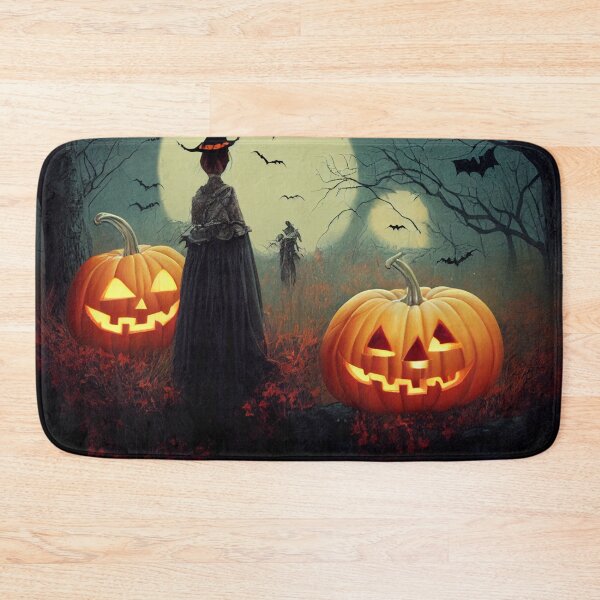 Item preview, Halloween pumpkin scene designed and sold by RileyKyler.