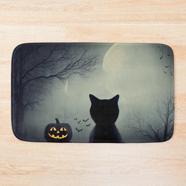 Item preview, Halloween Cat with pumpkin designed and sold by RileyKyler.