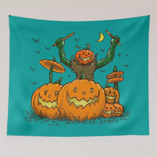 Item preview, The Pumpkin Drummer designed and sold by nickv47.