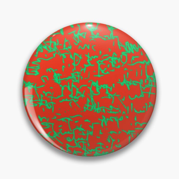 Item preview, Green doodles red background. designed and sold by MirBer.