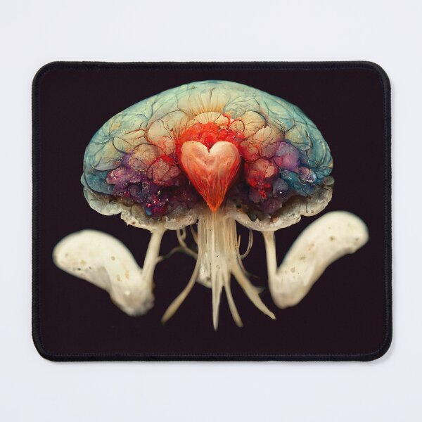 Item preview, Tentacle Brain with Hearts Shrugging Hugging designed and sold by BigBrainThreads.