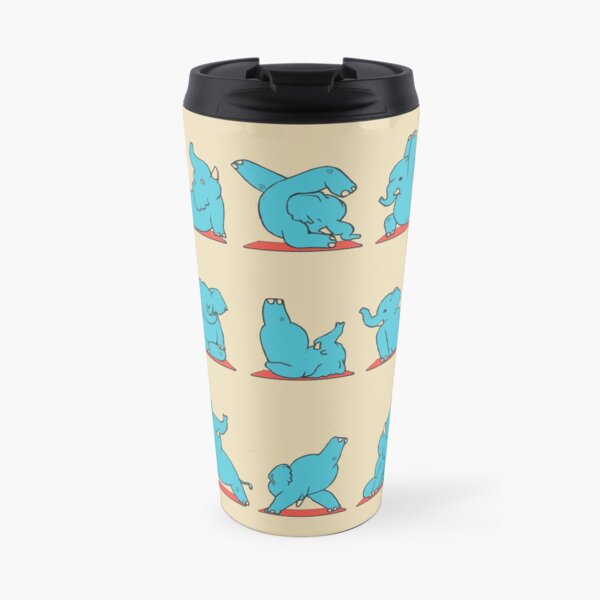 Elephant Yoga Travel Mug