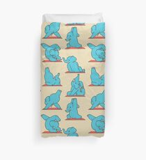 Elephant Yoga Duvet Cover