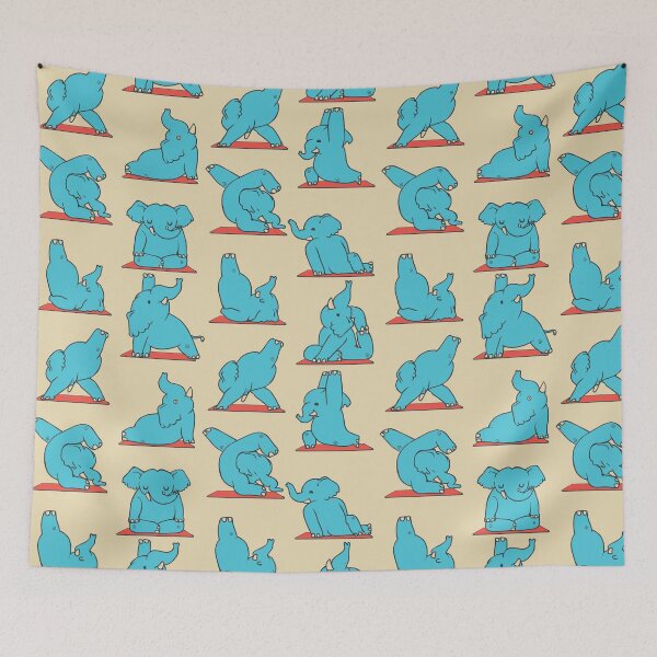 Item preview, Elephant Yoga designed and sold by Huebucket.