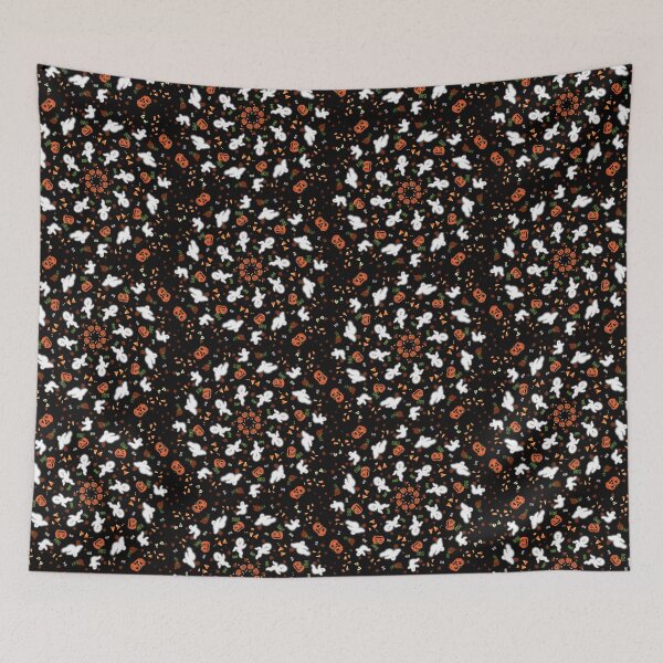 Item preview, Halloween motif pattern designed and sold by LimeAnaconda.